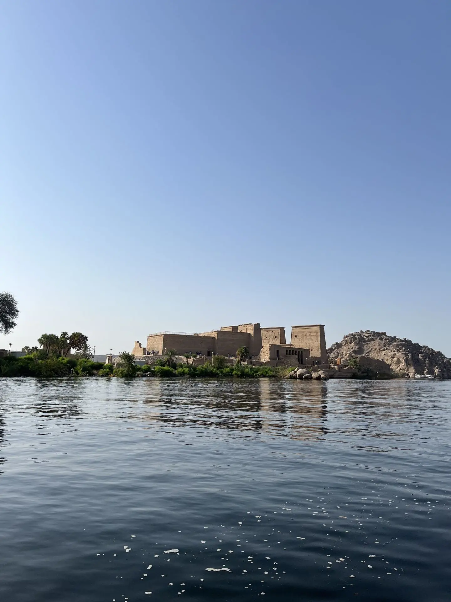 Templo de Philae desde el agua