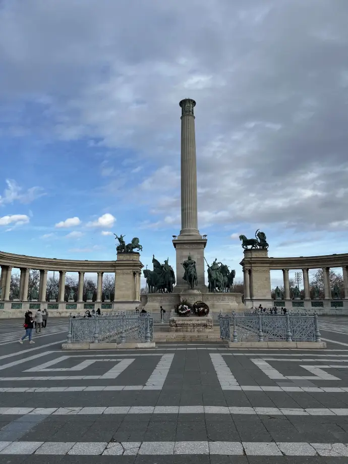 Plaza de los Héroes en Budapest
