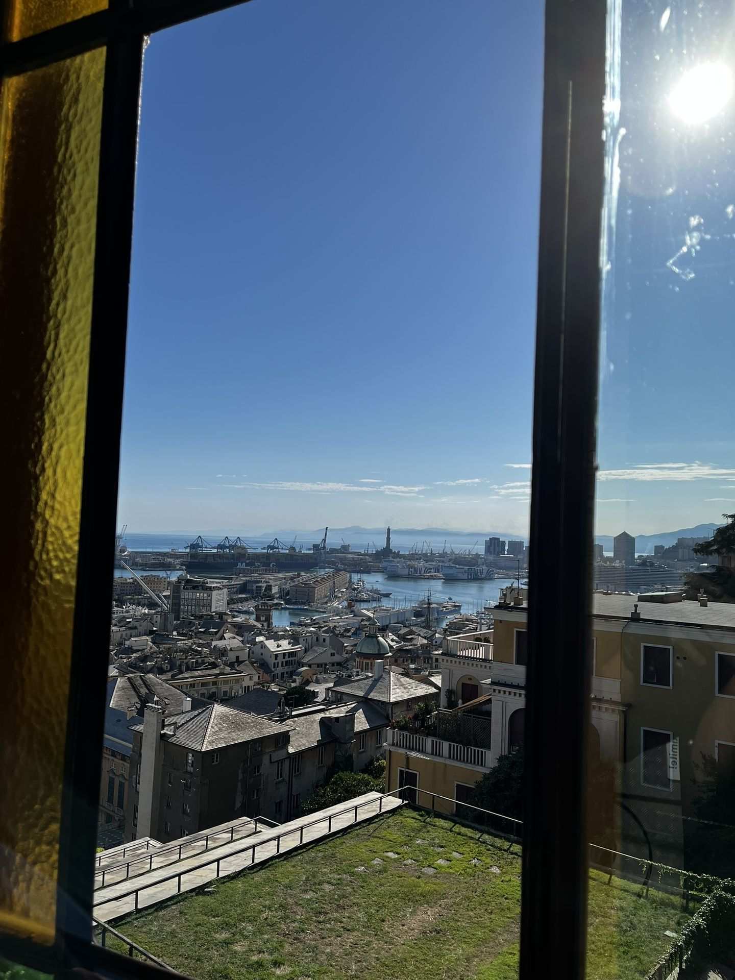 Mirador de Génova con vistas panorámicas de la ciudad