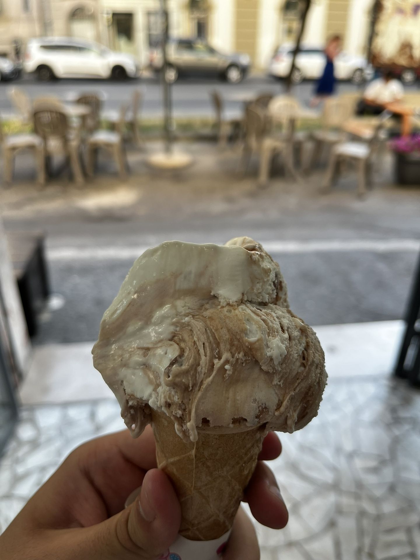 Gelato artesanal en Pisa